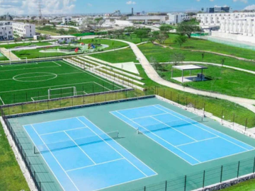 Depto 2o. nivel ., 95 m2, 3 rec, alberca, Canchas,  Sta. Fe LifeStyle, Xochitepec, Mor.