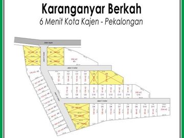 Tanah Dekat Pemda Kajen Pekalongan, SHM Aman, Harga 500 Rb-an