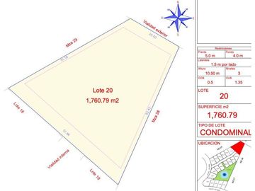 Terreno Multifamiliar 1761 m2, cenote, gym, parques, en venta, Selvamar