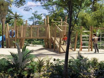 Terreno Multifamiliar 1761 m2, cenote, gym, parques, en venta, Selvamar