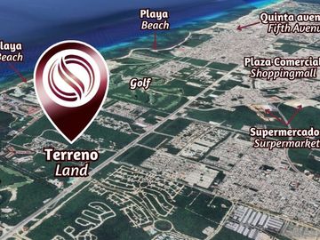 Terreno Multifamiliar 1761 m2, cenote, gym, parques, en venta, Selvamar