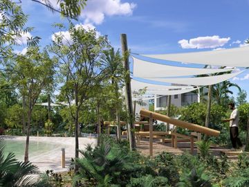 Terreno Multifamiliar 1761 m2, cenote, gym, parques, en venta, Selvamar