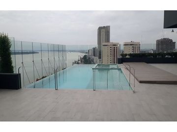 VENDO  DEPARTAMENTO EN EDIFICIO RIVER GARDEN - MALECON2000