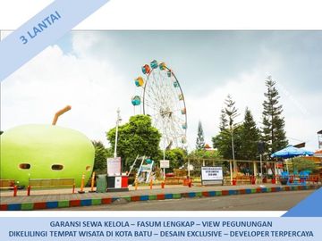 3 Lantai Rumah Malang Batu Tipe 75 Bergaransi Sewa Kelola