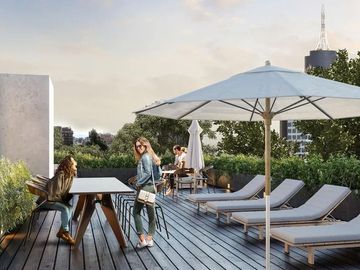Penthouse con rooftop, alberca, 2 parques, jacuzzi, juegos, venta,Col. Napoles