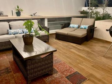Casa con jacuzzi y rooftop, en residencial exclusivo El Cielo, venta Playa del C