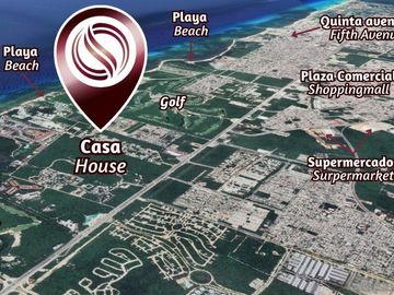 Casa con jacuzzi y rooftop, en residencial exclusivo El Cielo, venta Playa del C