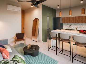 Townhouse de 2 recámaras dentro y al Norte de la ciudad de Mérida, Yucatán