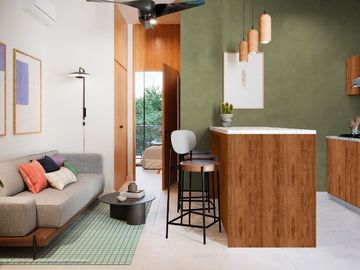 Townhouse de 2 recámaras dentro y al Norte de la ciudad de Mérida, Yucatán