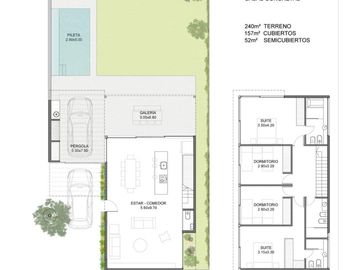 EN VENTA- CASA 3 DORMITORIOS CON PISCINA Y PARRILLA- BARRIO PRIVADO ABRA- FUNES