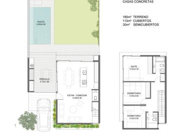 EN VENTA- CASA 3 DORMITORIOS CON PISCINA Y PARRILLA- BARRIO PRIVADO ABRA- FUNES