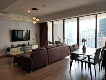 Apartemen ST Moritz Tower New Ambassador 3 BR Furnished Puri Indah