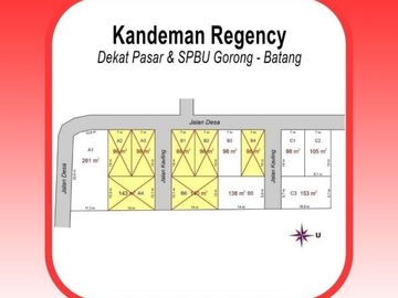 1 Jt-an Per Meter Saja, 12x Bayar, Tanah Batang: SHM