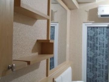 Studio bulanan full furnish green pramuka city wifi ready