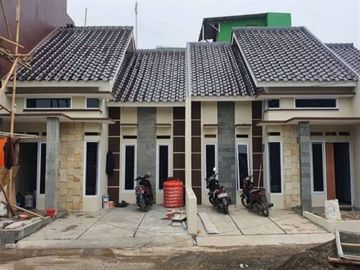 Rumah Baru 1 Lnt, LT 61 m&sup2;, Rp 400 Juta, di Cipayung, Depok.