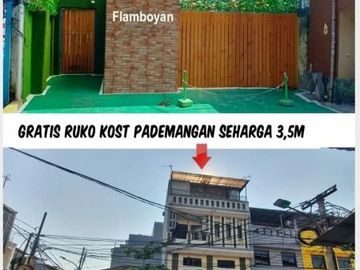 Beli Rumah Kost di Salemba, Jakpus, Bonus 1 Unit Rumah Kost Seharga 3,5 Milyar Wow...