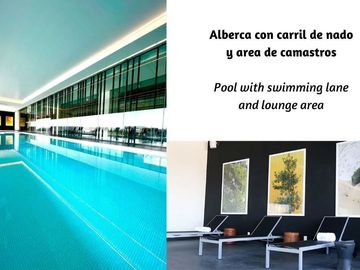 Departamento con terraza, piscina, jacuzzi, pet-friendly en venta Interlomas.