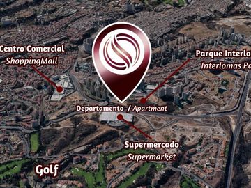 Departamento con terraza, piscina, jacuzzi, pet-friendly en venta Interlomas.