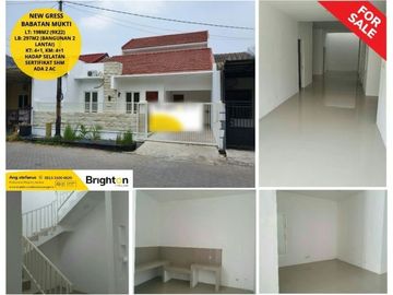 DIJUAL RUMAH NEW GRESS BABATAN MUKTI