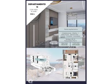 DEPARTAMENTOS EN VENTA EN BARBASQUILLO TORREMAR, MANTA
