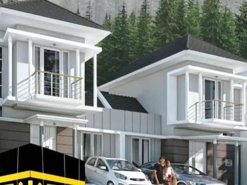 DIJUAL RUMAH 2 LANTAI MURAH DI DEKAT BANDARA MALANG HARGA 400 JUTAAN ALL IN