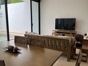 Casa en venta tipo TH al norte de Mérida en Santa Gertrudis Copó