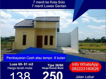 rumah solo rumah waru baki rumah gentan solo tanah waru baki tanahsolo