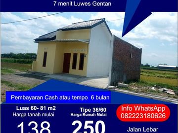 rumah solo rumah waru baki rumah gentan solo tanah waru baki tanahsolo