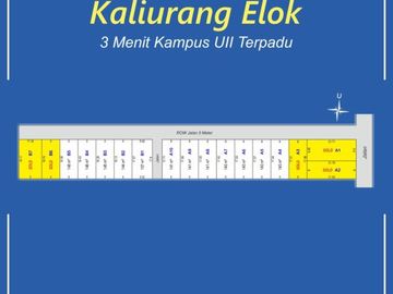 Tanah Kavling Dijual Kaliurang, Tepi Jalan Aspal Utama, Sertipikat SHM