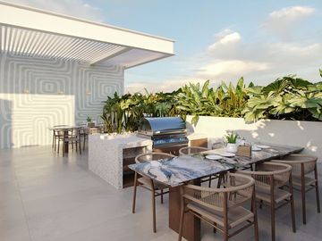 Departamento en preventa con acabados premium al norte de Mérida, Tixcuytun