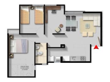 apartamento en venta en alameda del río. Cod V11671