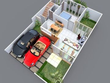 Rumah syariah murah siap huni bebas banjir dekat LRT di cibinong bogor