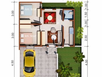 RUMAH TERLARIS 2 LANTAI DI MINGGIR SLEMAN
