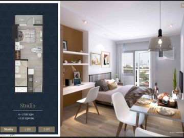 Preselling Studio, 1BR, 2BR in Vion Tower Makati