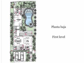 Casa con alberca privada, rooftop con lounge y hamaca, en privada con cancha de