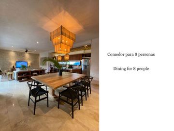 Casa con alberca privada, rooftop con lounge y hamaca, en privada con cancha de