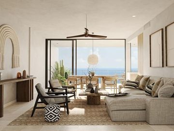 Apartamento alberca infinity vista al mar, spa, parque para perros, area de jueg