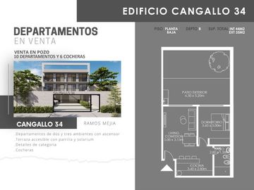 Departamento en venta en Ramos Mejia Sur