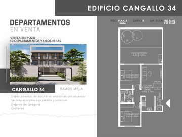 Departamento en venta en Ramos Mejia Sur
