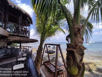 Apartamento cerca del malecón, terraza con alberca y vista al mar, venta Cozumel