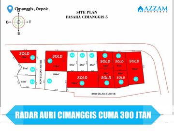 RUMAH DIJUAL MURAH RADAR AURI CIMANGGIS
