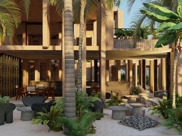 Departamento de 2 recamaras club de playa privado, amenidades de lujo en venta