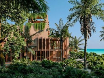 Departamento de 2 recamaras club de playa privado, amenidades de lujo en venta