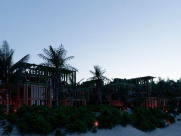Departamento de 2 recamaras club de playa privado, amenidades de lujo en venta