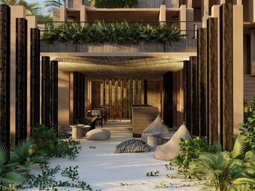 Departamento de 2 recamaras club de playa privado, amenidades de lujo en venta