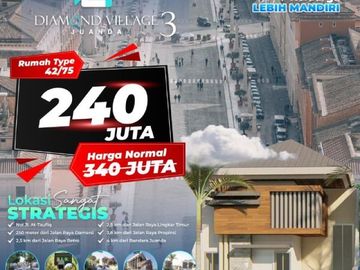 ON APRIL SALE! DIAMOND VILLAGE JUANDA 3, Hunian Murah dan Startegis di Damarsi