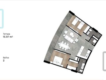 VENTA DE DEPARTAMENTO TORRE OHRUS COLONIA SANTA MARIA MONTERREY