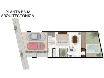 Casa de 3 habitaciones en venta en privada Arena en Merida
