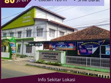 Sertikipat SHM Pecah Unit : 50 Jt-an Dekat Puskesmas Pagiyanten