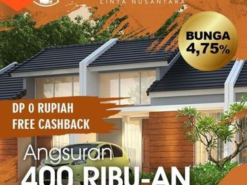Promo Dp 0 % Tipe 45 KPR Bank BSI di Perumtas 6 Sidoarjo - The EdGe